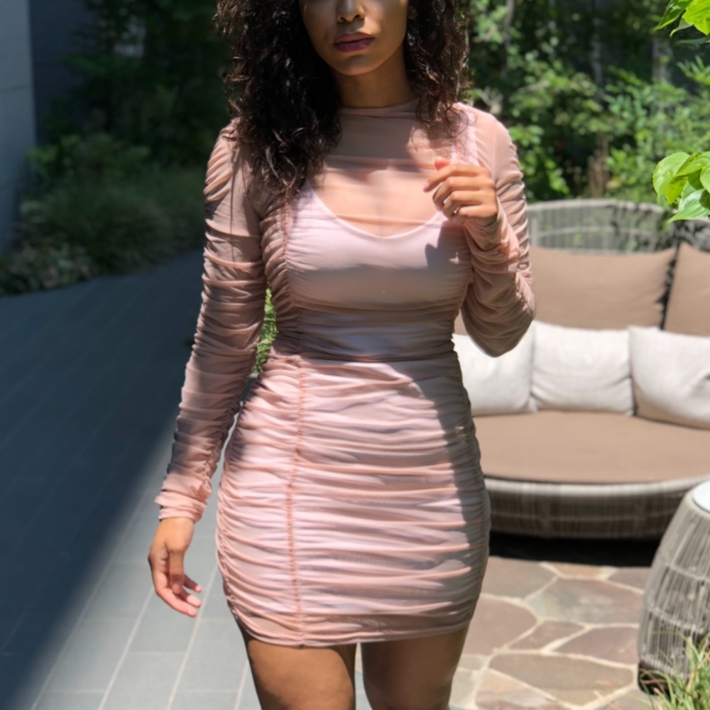 Sheer bodycon dress US 6 / UK 10